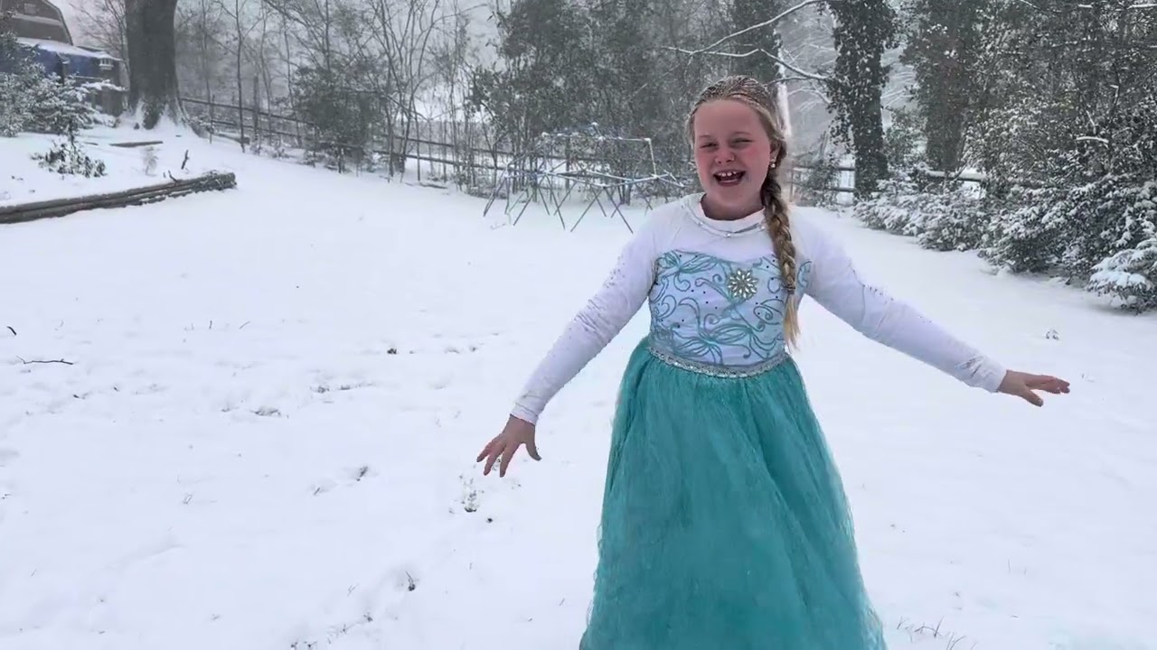 Let it Go! 🎶❄️ NC Snow Storm Music Video 