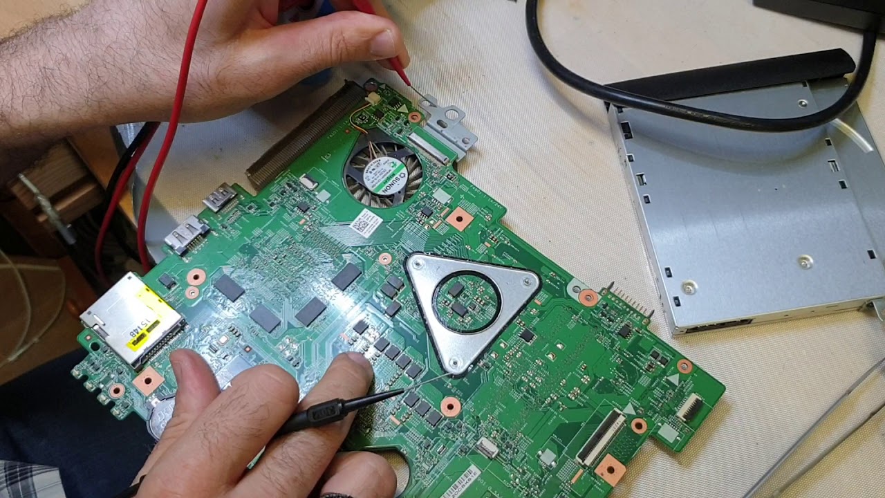 Dell Inspirion N5110 - keine Funktion - Kurzschlusssuche