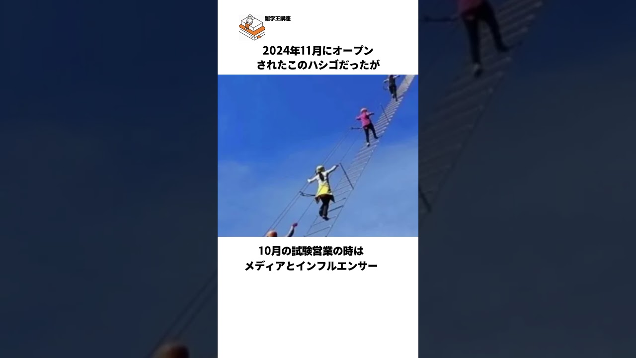 【これが本当の天国への階段】日本では絶対に始める事の出来ない超高層ハシゴの雑学