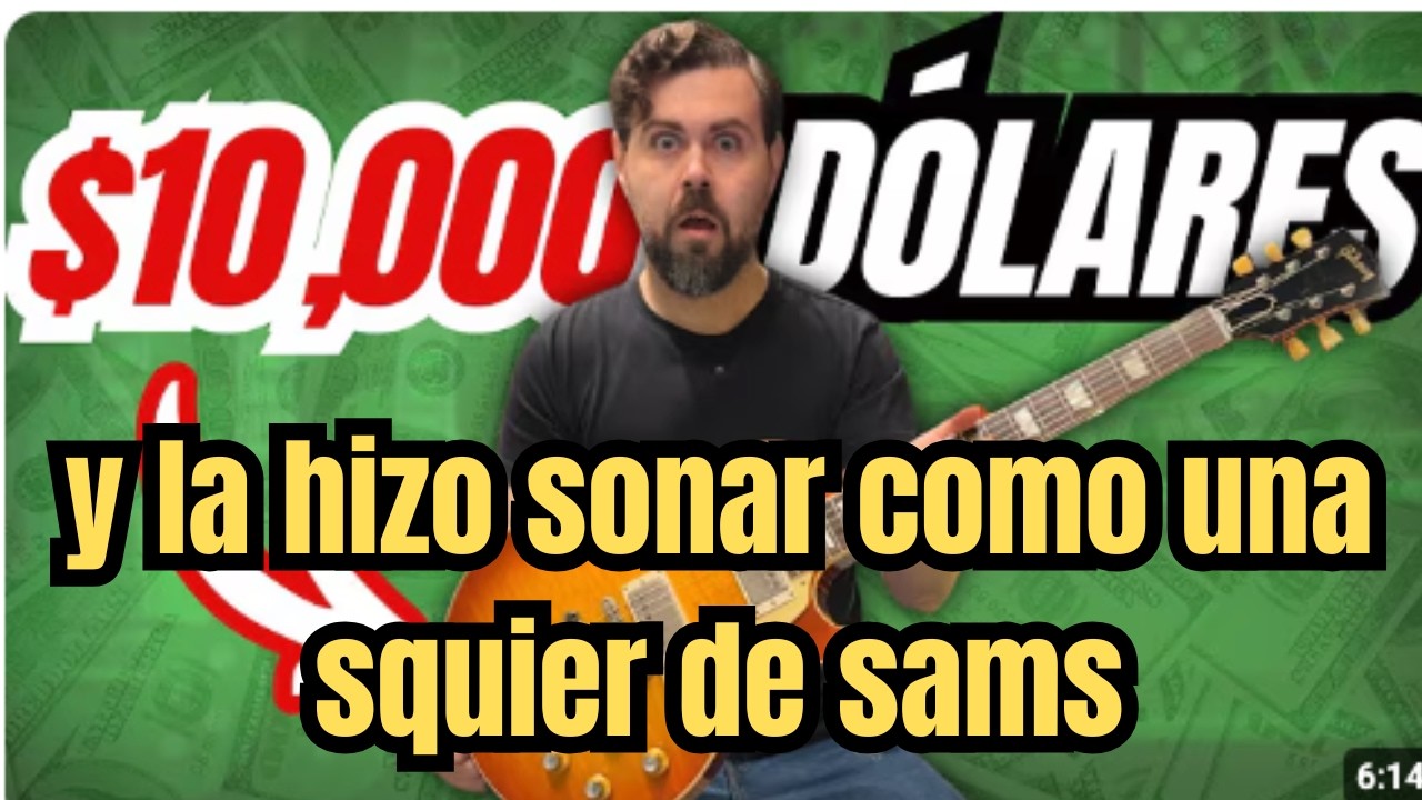 Un Castor QUE LE ENCANTAN LAS GUITARRAS  me ha venido siguiendo