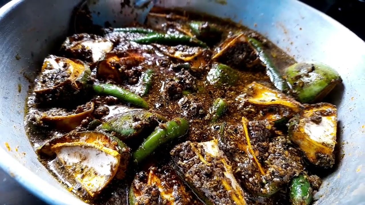 Mango pickle (Tel jhal) Home made