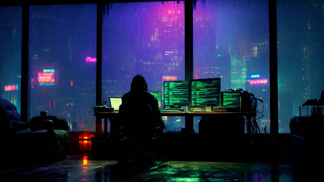 Neon Terminal Radio | Ambient Programming Music (1 Hour)