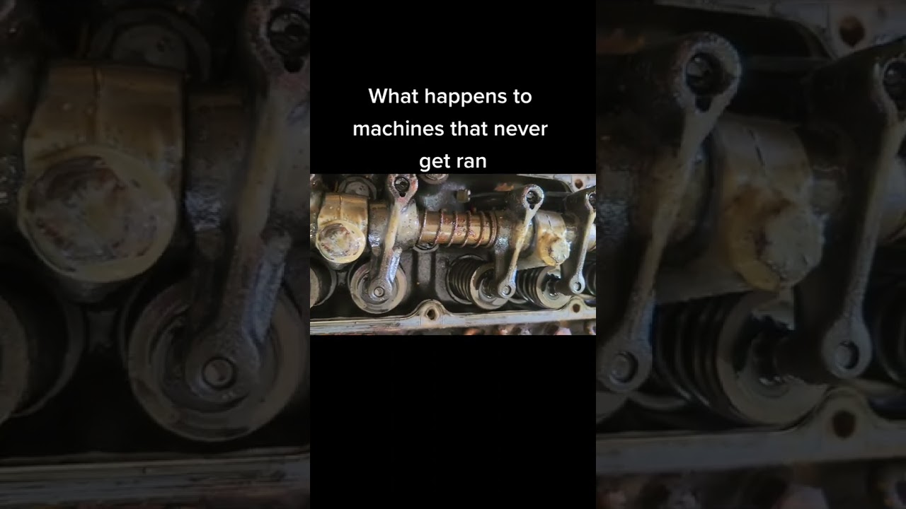 Reminder that if you let your favorite old car or your favorite piece of Machinery sit for years...