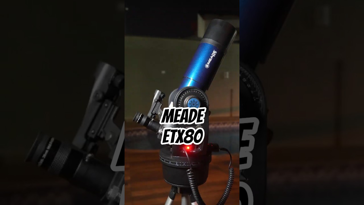 Meade ETX80 é o Telescópio Automátiico GOTO Compacto  