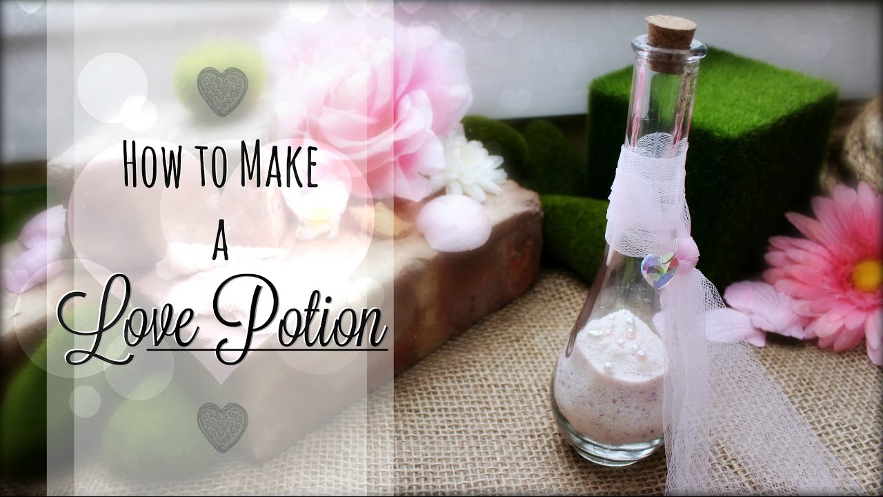 How to Make a Love Potion ♥ DIY Rose Scented Fairy Dust ♥ #Valentine Crafts