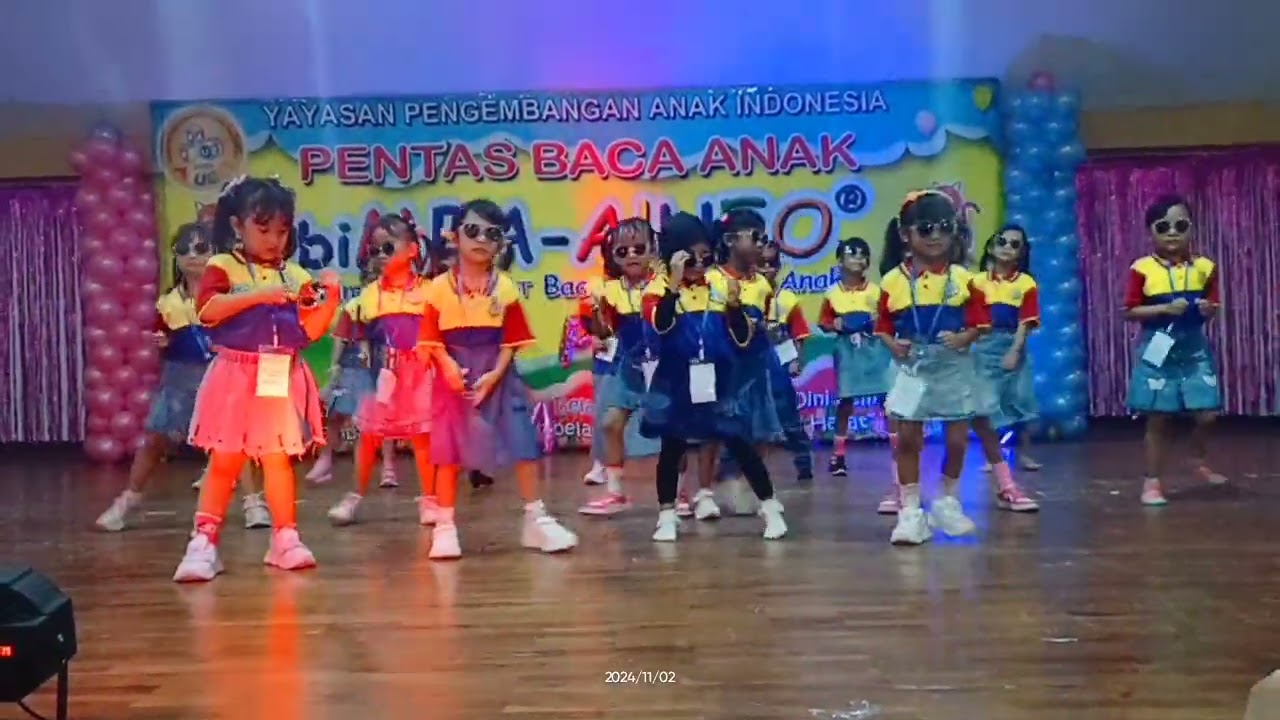 Penampilan Pentas Baca Anak BIMBA AIUEO #bimbaaiueo #pentasbaca