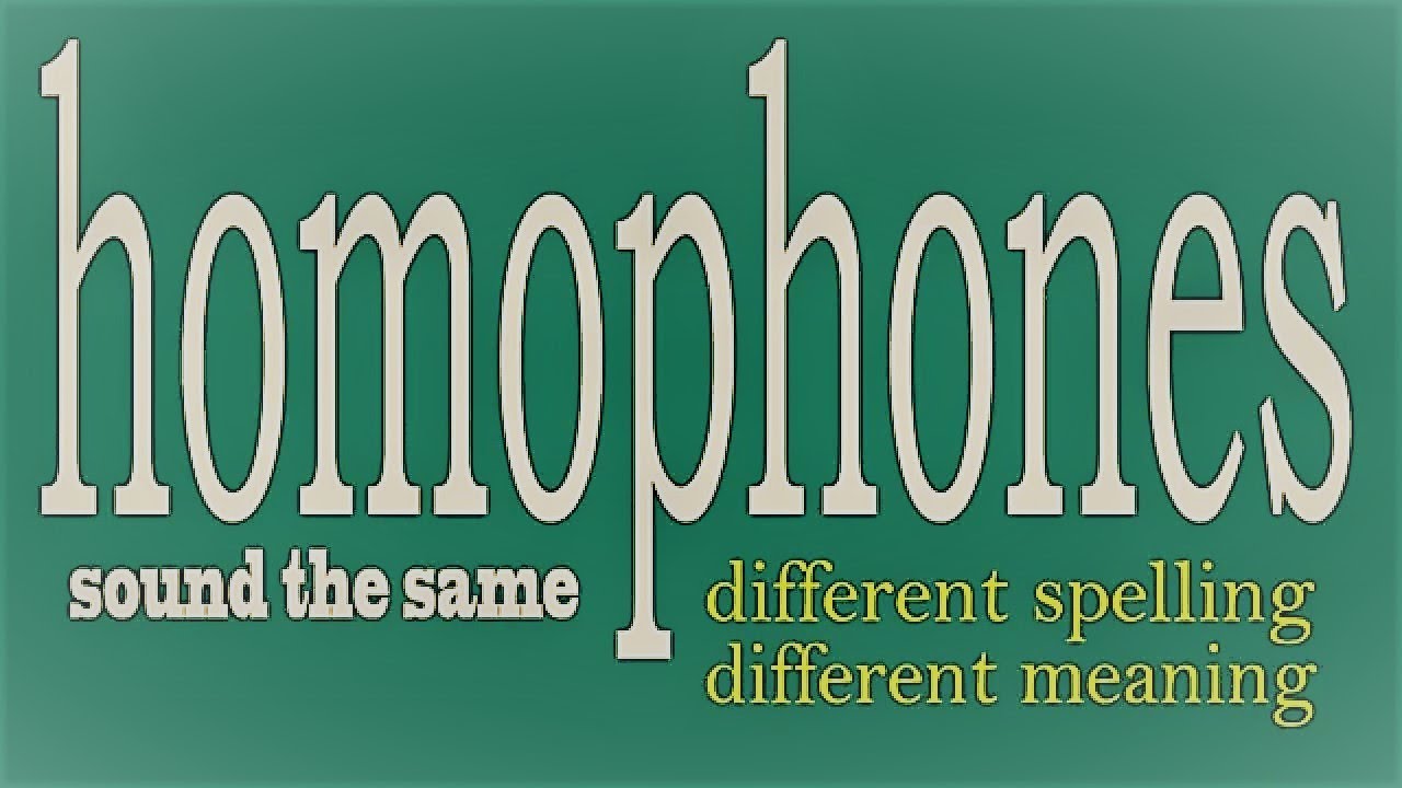 How To Use Homophones In English// Pair of words and homophones// English Gammar