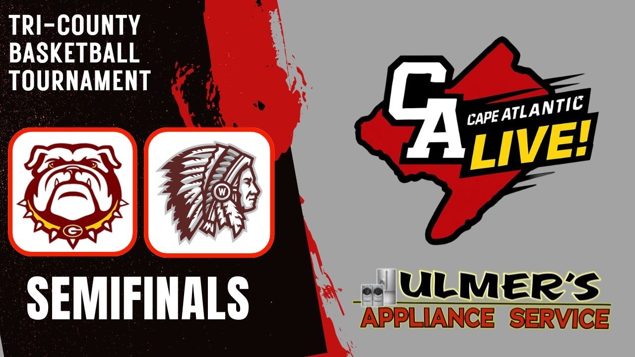 TRI-COUNTY BASKETBALL SEMIFINALS (G): GLASSBORO at WILDWOOD