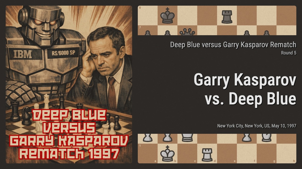 Garry Kasparov vs. Deep Blue (1997), Round 5