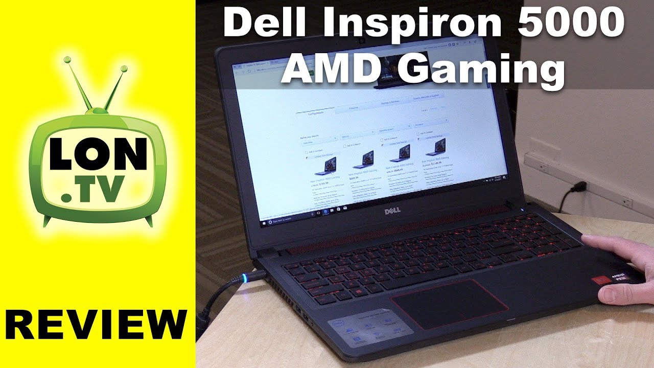 New 2017 Dell Inspiron 15 5000 Gaming AMD Powered Laptop Review