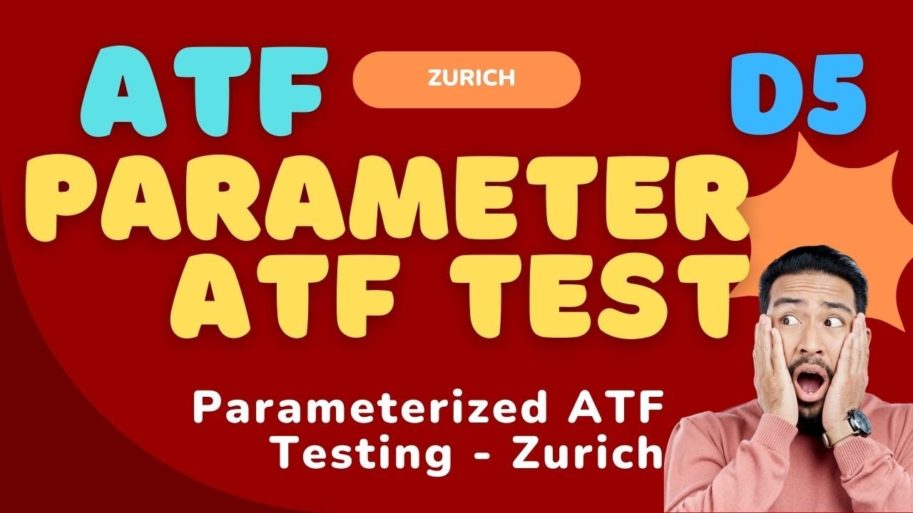 Параметризованное тестирование ATF (автоматизированная тестовая среда) — D5