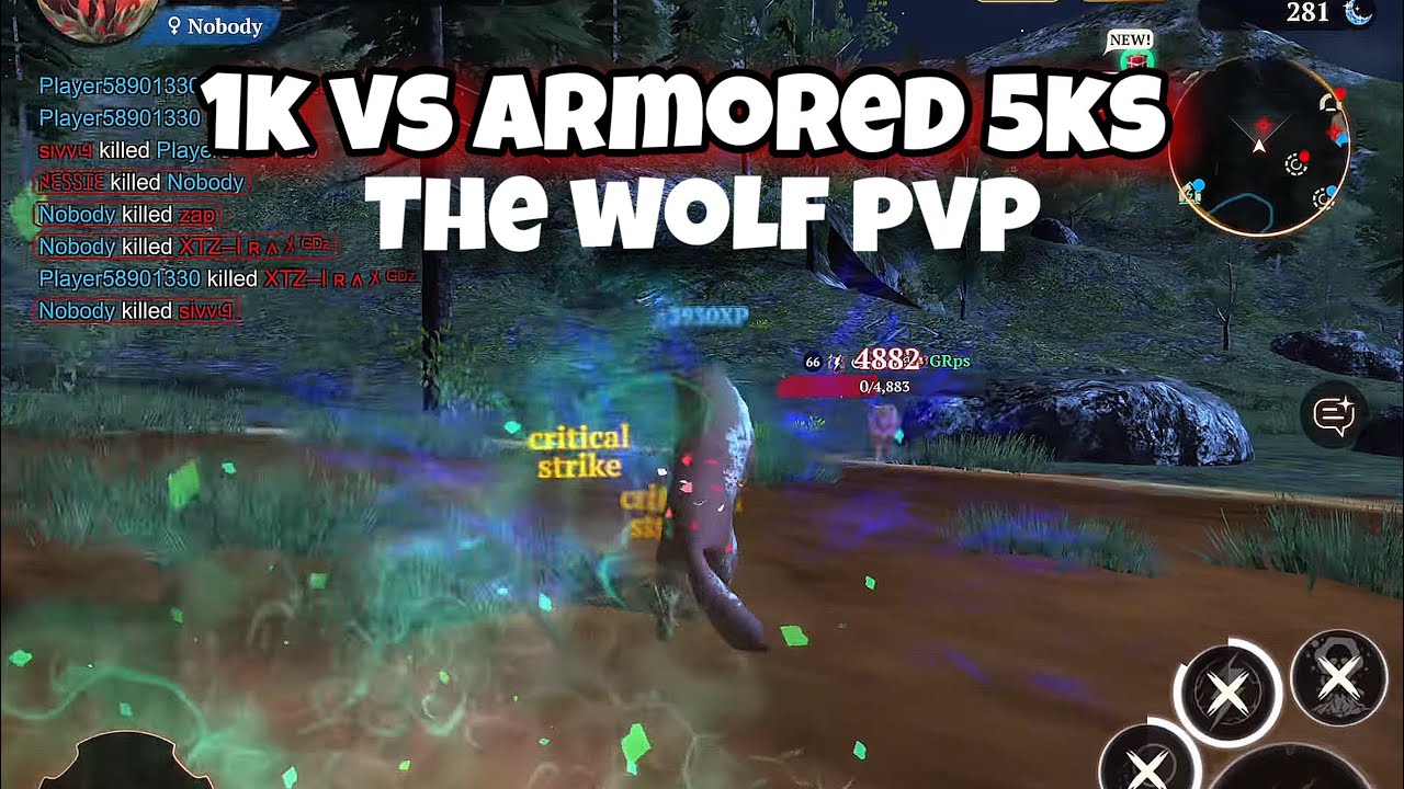The wolf - It was a normal war until 5ks starting wearing armor || Practice WAR semi-friendly