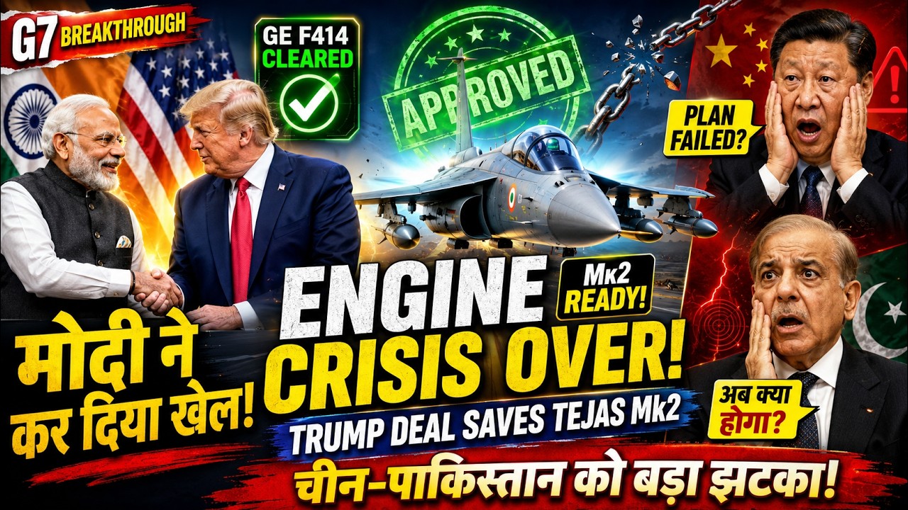 How Modi-Trump G7 Meet Finally Cleared IAF Tejas Jet Engine Crisis!