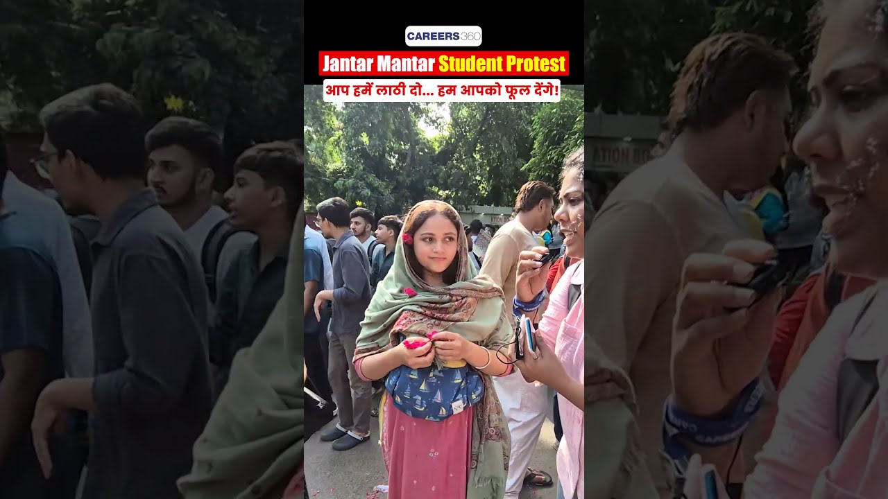 You Give Us Lathis, We Give You Roses 😱 | Jantar Mantar Student Protest | Police Lathi Charge!