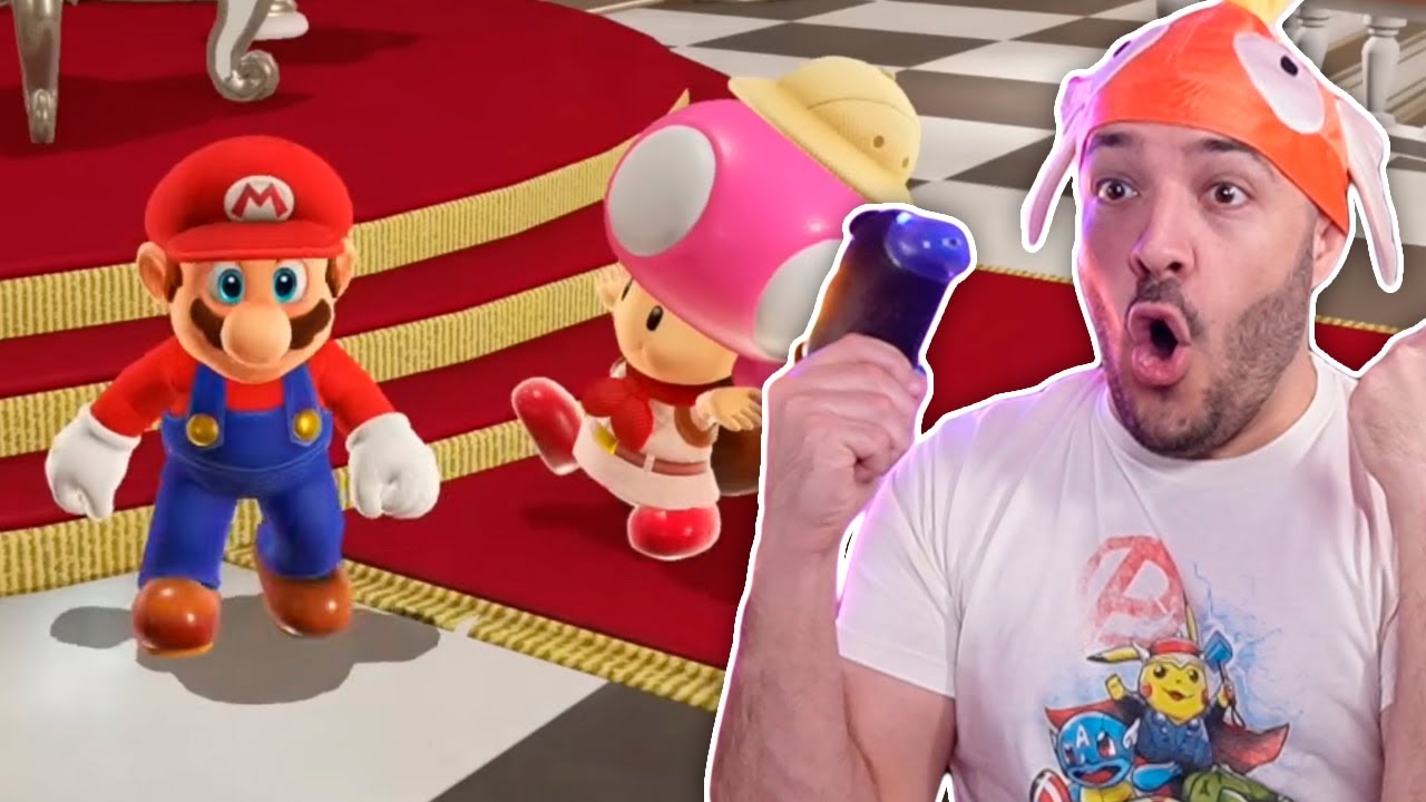 Tuve que jugar este reto de Mario CON LA PIERNA
