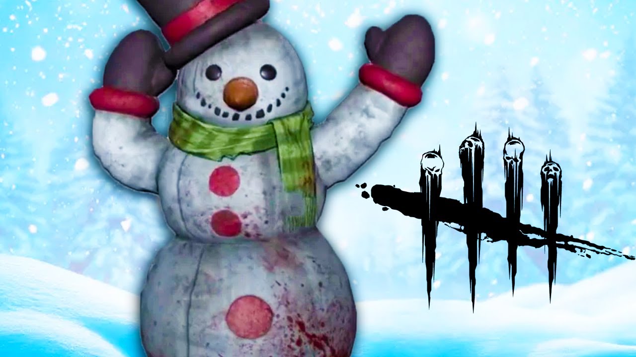 Снеговик танцует в зимнем событии Dead by Daylight