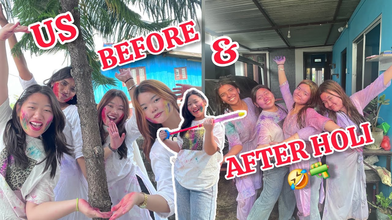 || VLOG || HOLI WITH NAKALI GIRLS🔫 || #raipraptivlog 