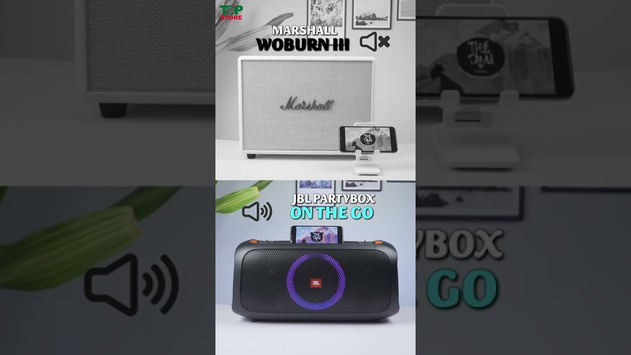 Nghe Nhạc EDM: Marshall WOBURN III vs JBL Partybox ON THE GO