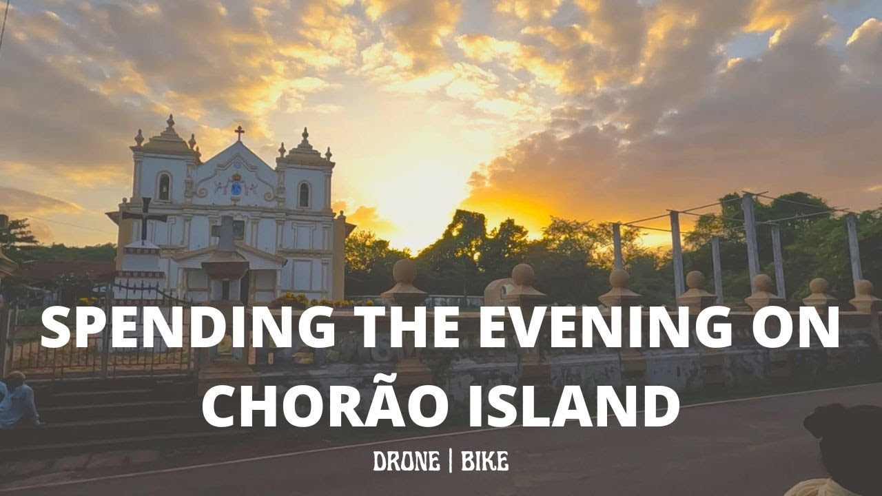 I spent the evening biking around Chorao Island.