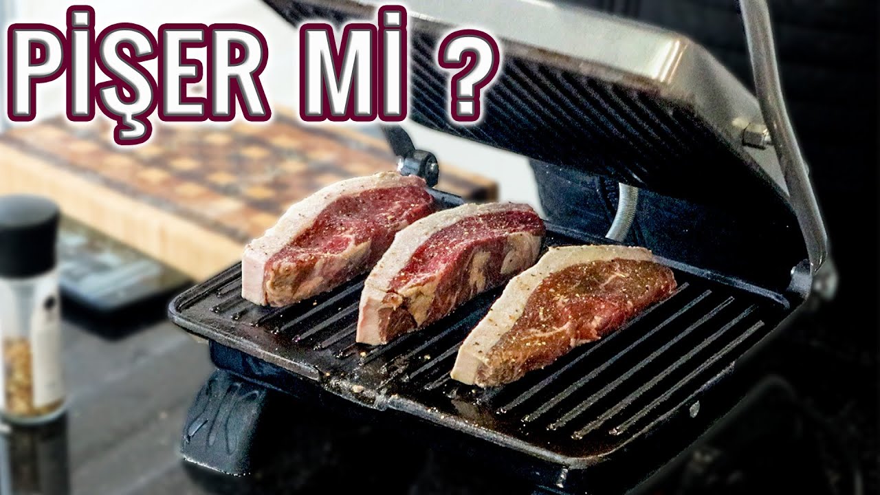TOST MAKİNESİNDE KALIN ET PİŞER Mİ ? (Tost Makinesinde Et Pişirmek) (Cooking Steak in a Toaster)