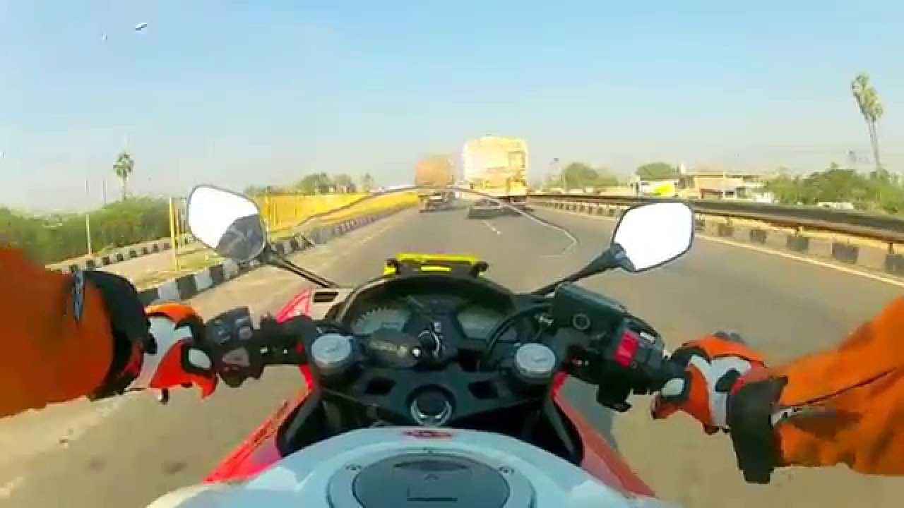 My first time riding a 650 in-line 4 Honda CBR 650f insane ride that has a couch 