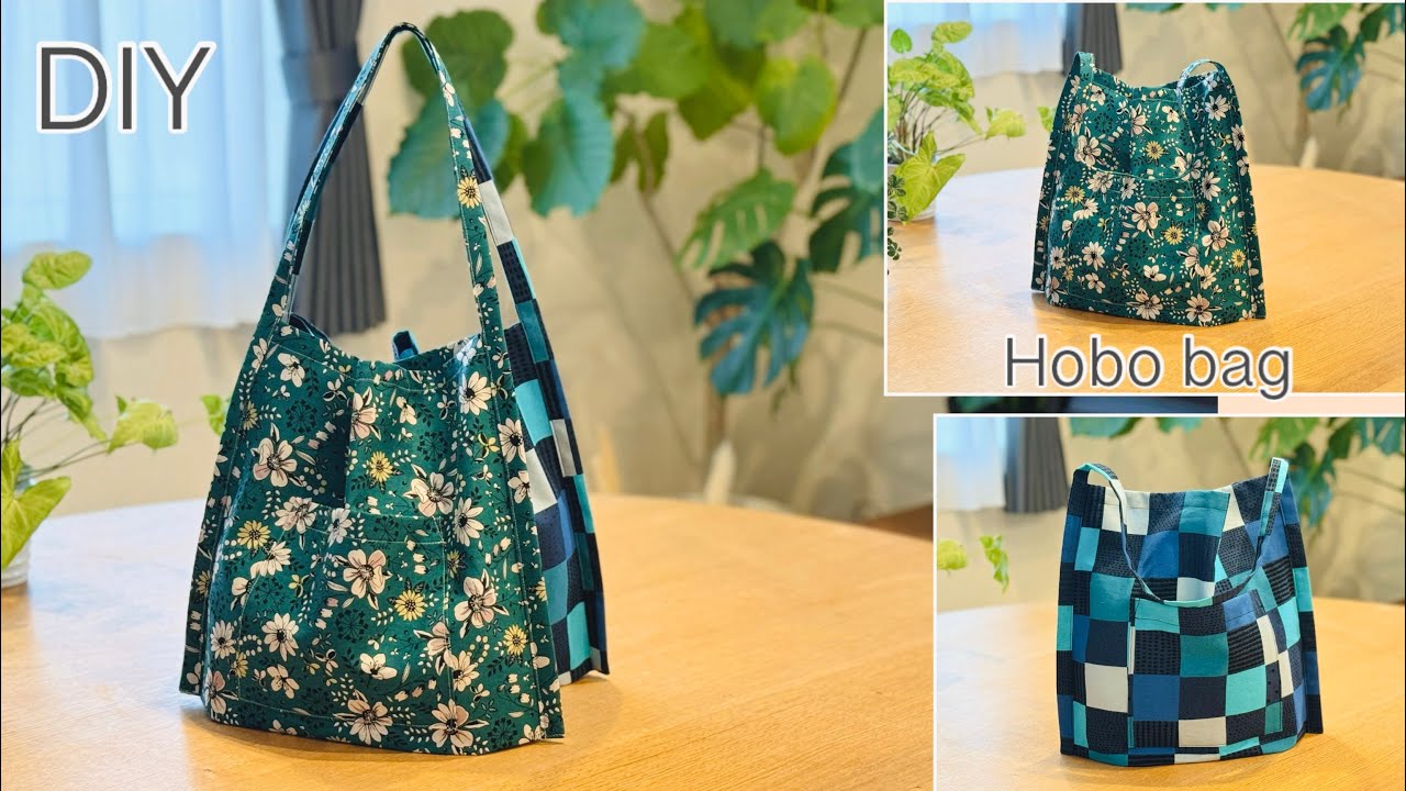 ちょっと変わったホーボーバッグ作り方,How To Make Hobo Bag In Easiest Way , Easy Sewing Tutorials , Diy