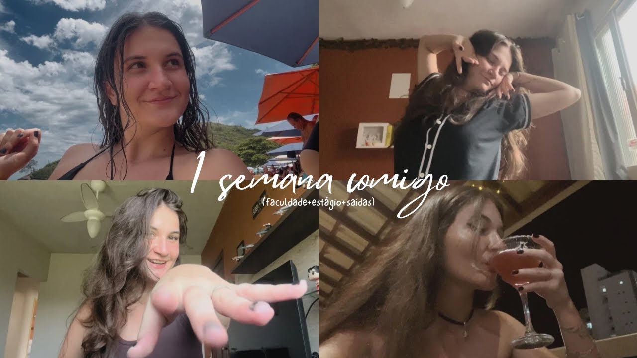 vlog: uma semana voltando para a rotina (faculdade, estágio e saídas)
