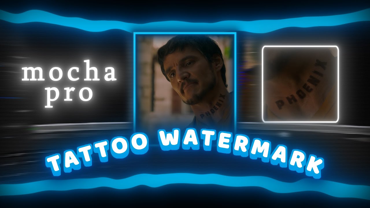 TATTOO WATERMARK Tutorial | Mocha Pro | After Effects