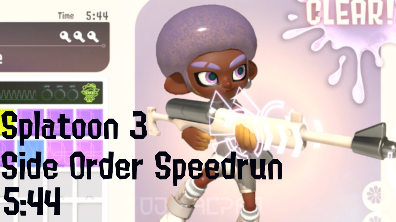 Splatoon 3: Side Order Charger Speedrun (5:44)