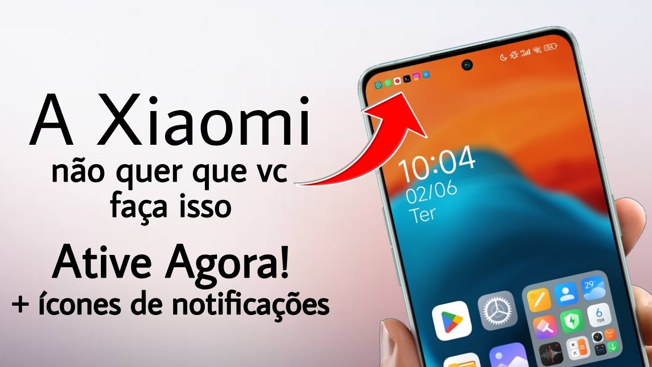 Bomba 💣 - A Xiaomi NÃO QUER que Você Saiba disso Na HyperOS - Ative Agora + Ícones de notificações