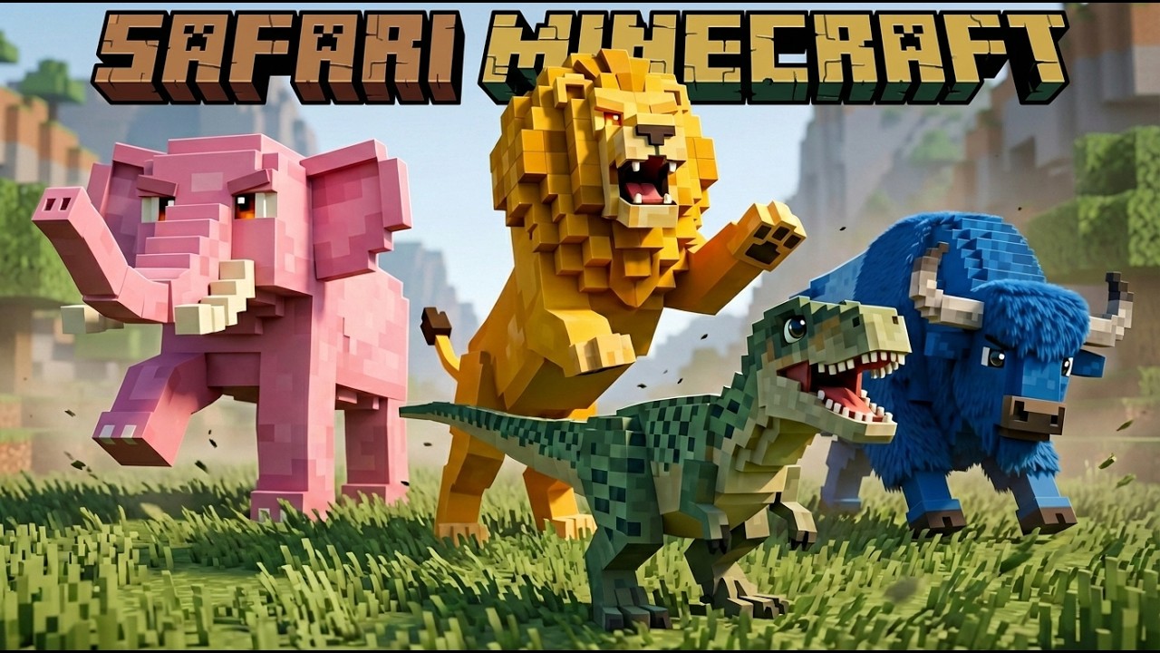 Prehistoric Safari Minecraft World | Minecraft Adventure | BUMBLE BEE