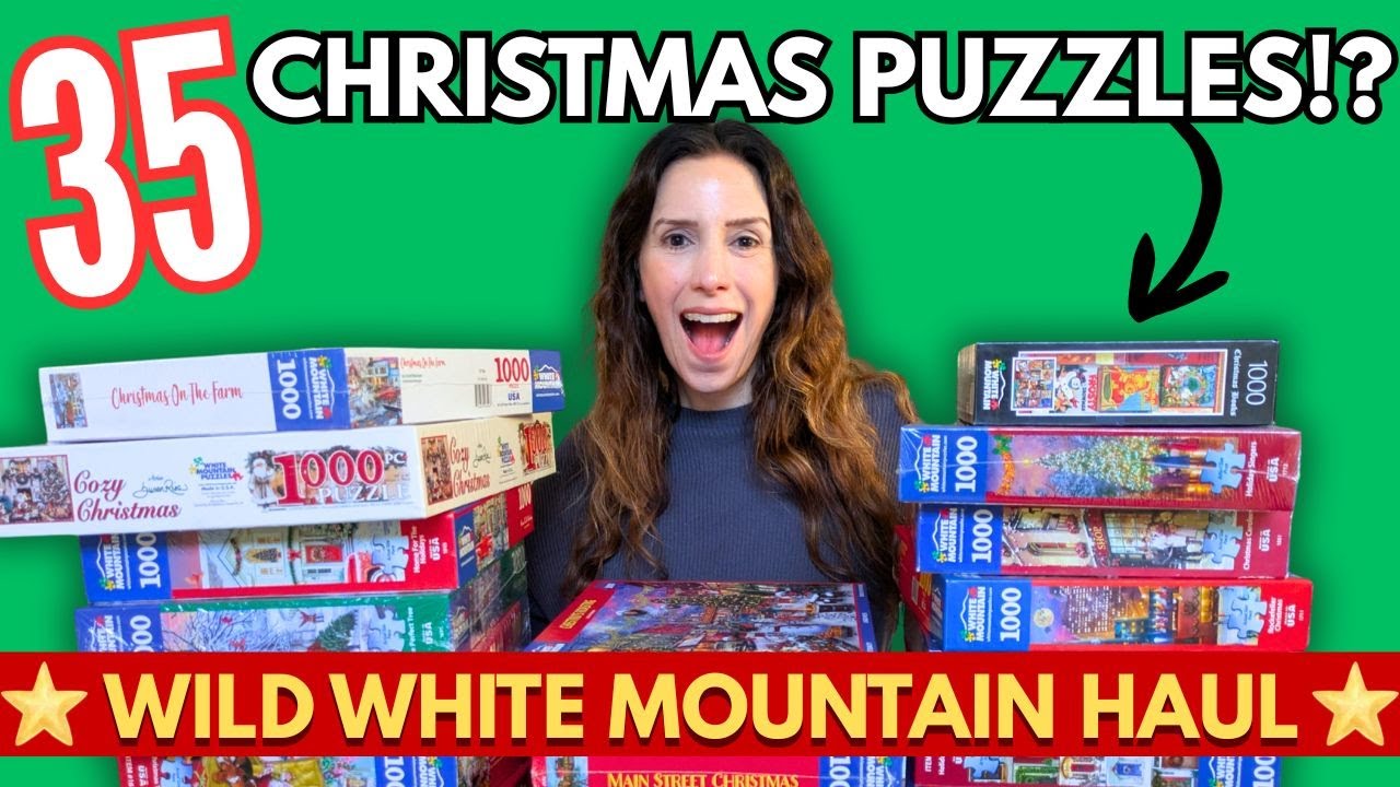 35 рождественских головоломок «Белые горы» — вы не поверите, это находка 20-летней давности! 🎅