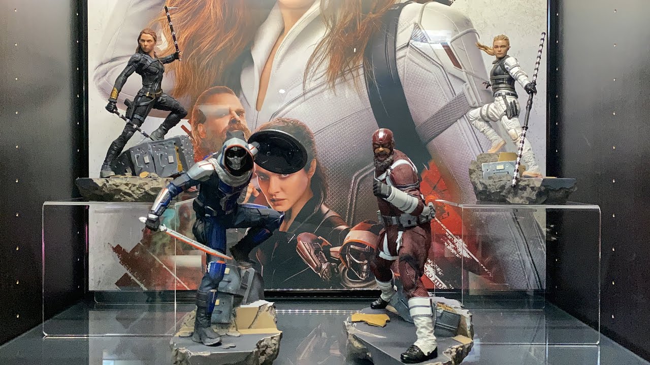 BLACK WIDOW 1:10 SCALE COMPLETE COLLECTION SET UNBOXING AND REVIEW | IRON STUDIOS