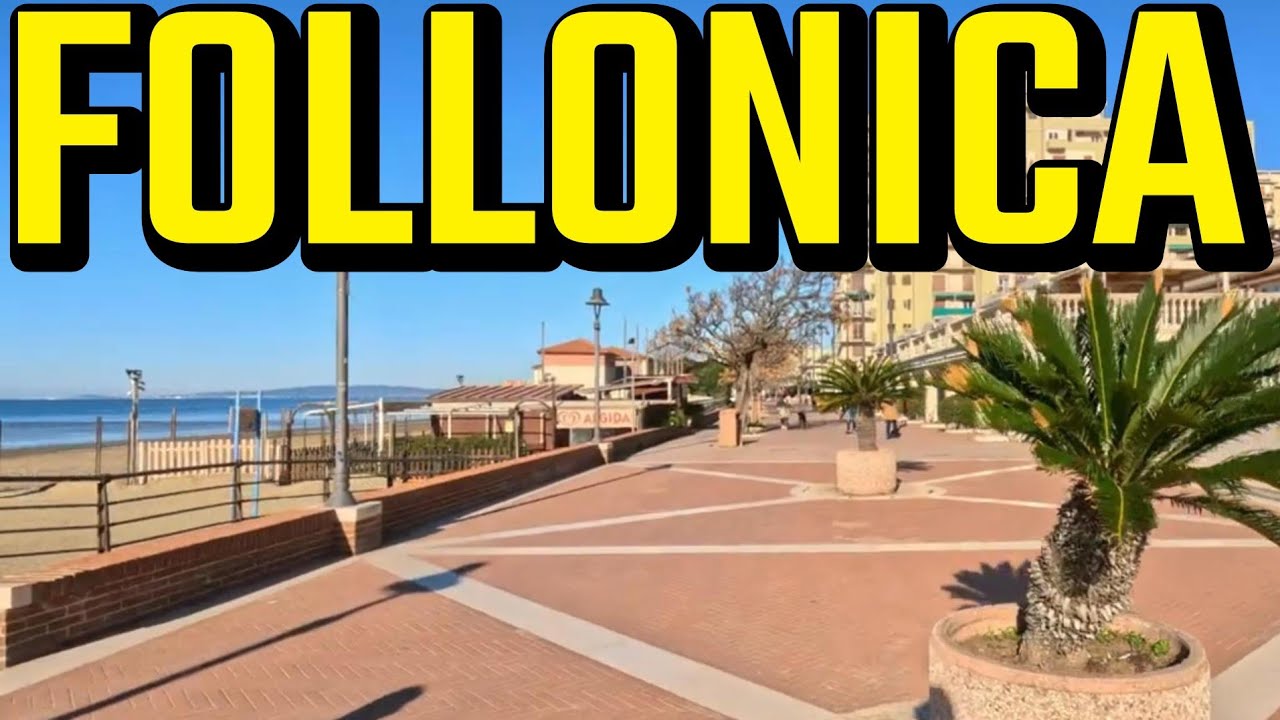 FOLLONICA, TOUR A PIEDI COMPLETO 2025, 4K