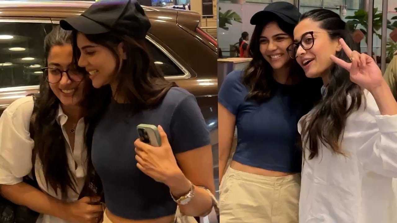 Rashmika Mandanna And Kalyani Priyadarshan Spotted At Mumbai Airport | MS shorts MS Bollywood