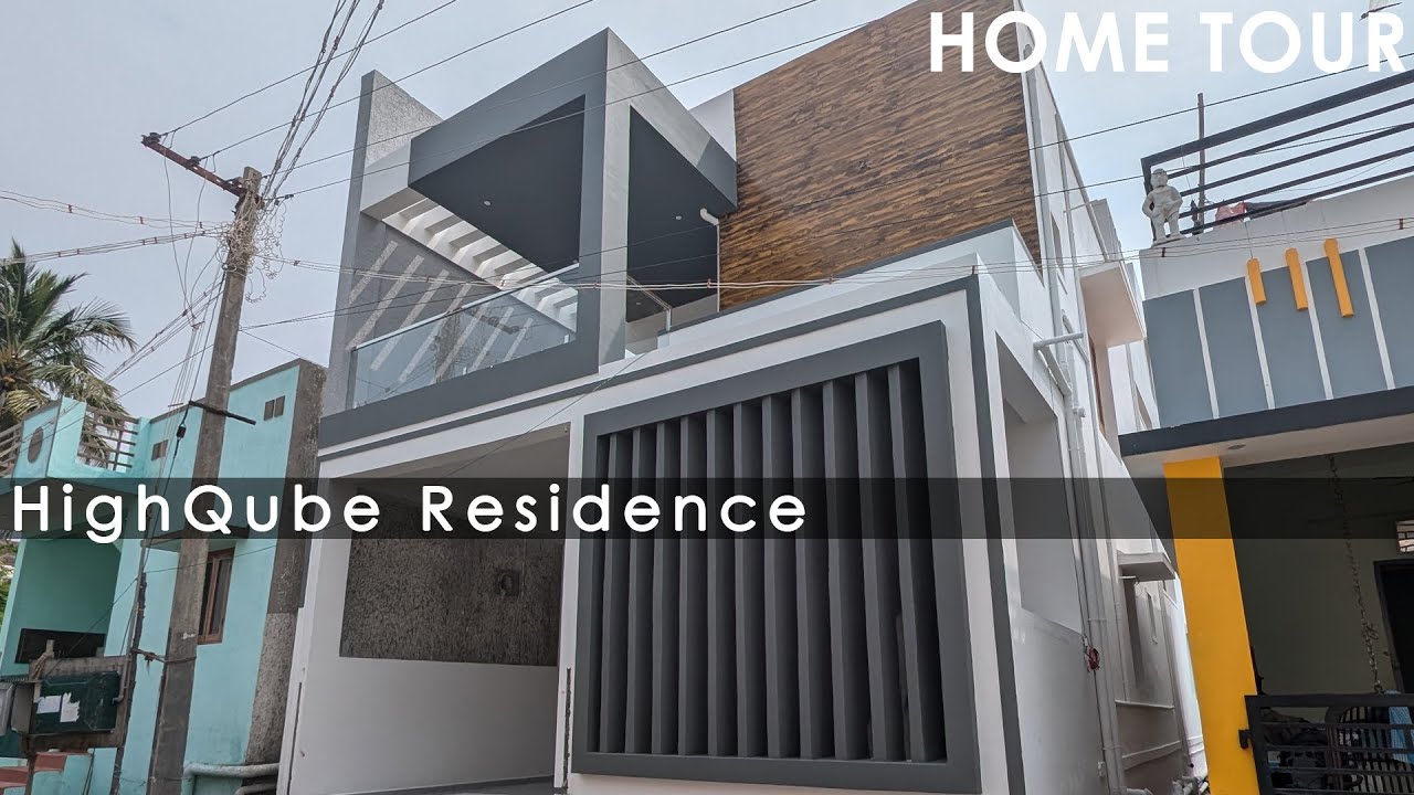 Modern Living with a Touch of Elegance🏡: 3BHK 2600 Sq.ft Home Tour in Theni by Poriyaalan Architects
