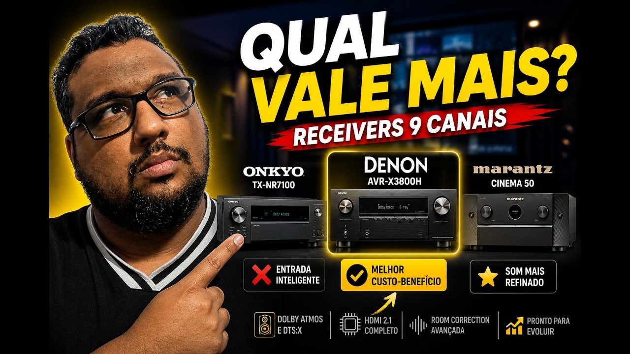 Qual receiver comprar em 2026? (Do b&aacute;sico ao avan&ccedil;ado)