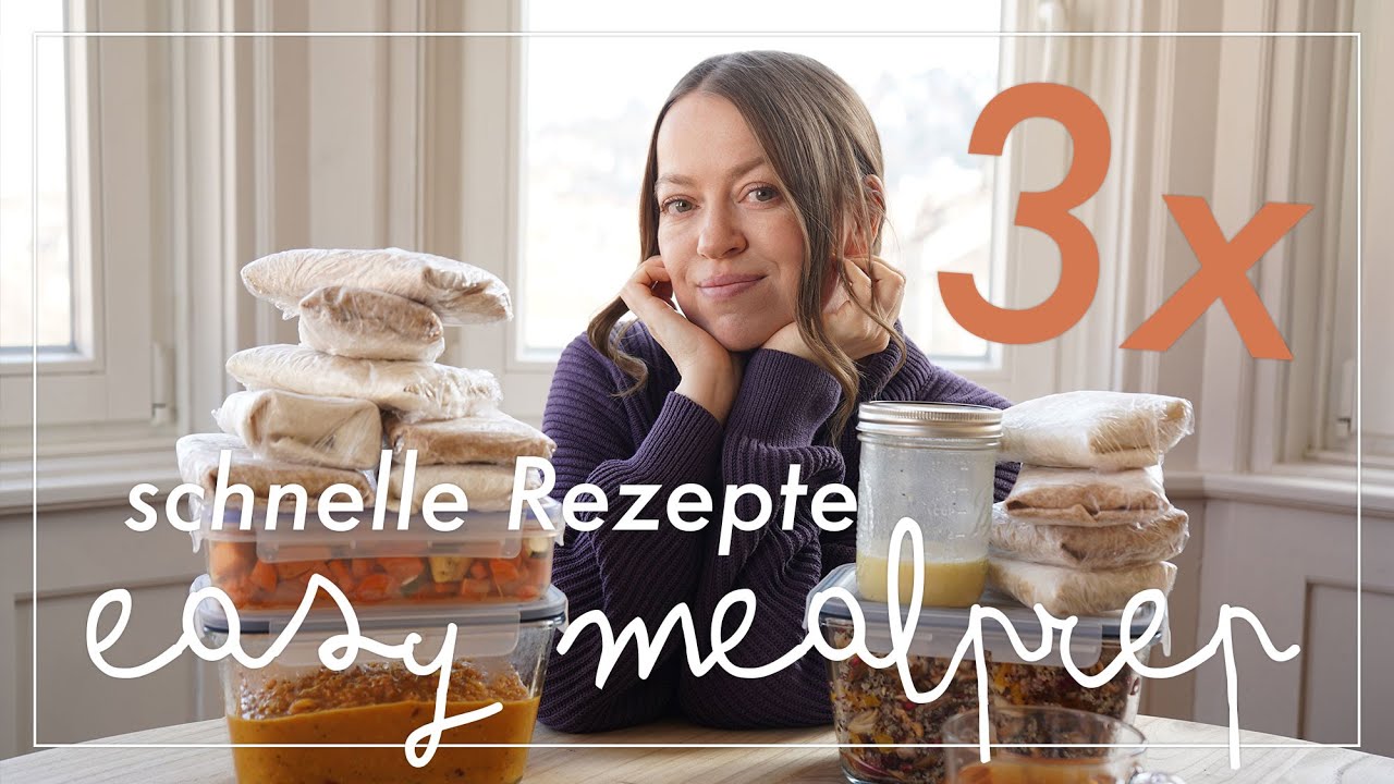 MEAL PREP leicht gemacht: 3 proteinreiche Veggie-Rezepte für die ganze Woche!