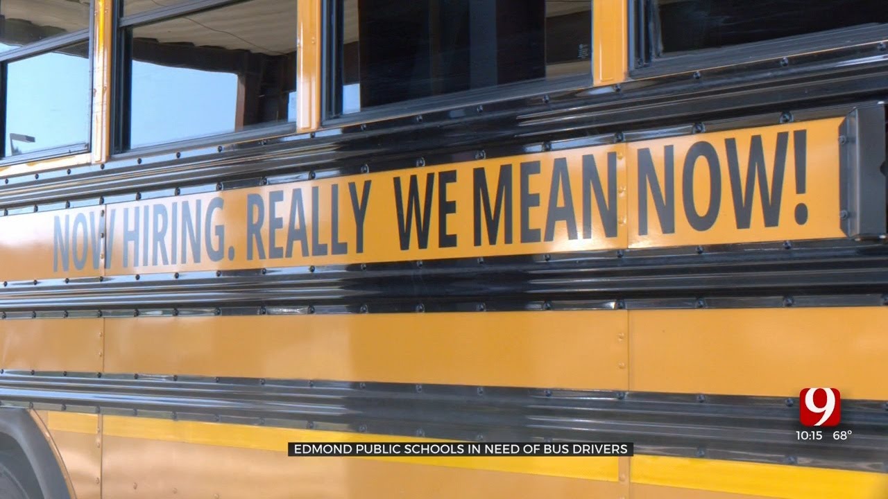 Edmond Public Schools Launches New Campaign To Address Bus Driver Shortage