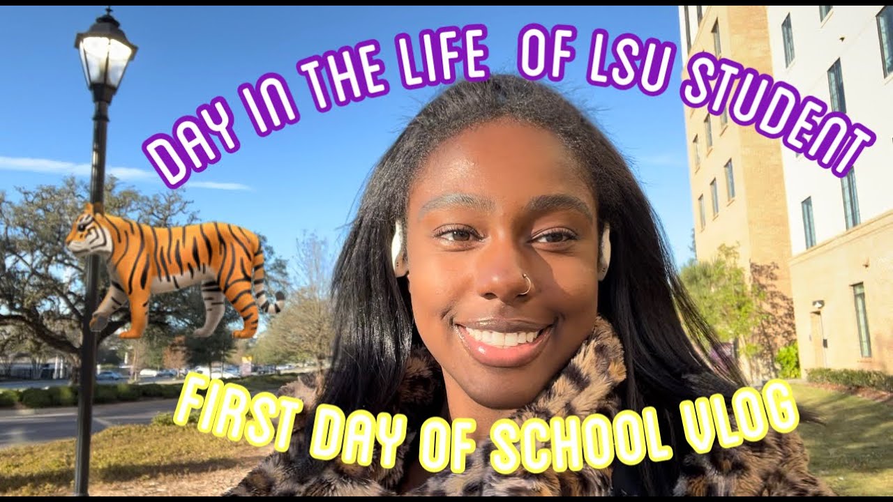 Day In the Life of LSU Student | 1st Day of Spring Semester 2022 | College VLOG