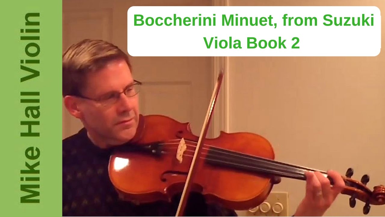 Boccherini Minuet - #12 from Suzuki Viola Book 2