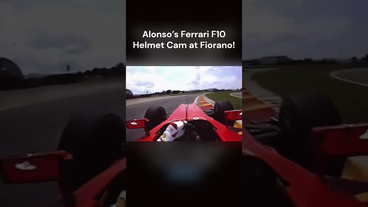 Fernando Alonso&rsquo;s Helmet Cam &ndash; Ferrari Fiorano Test 2010!