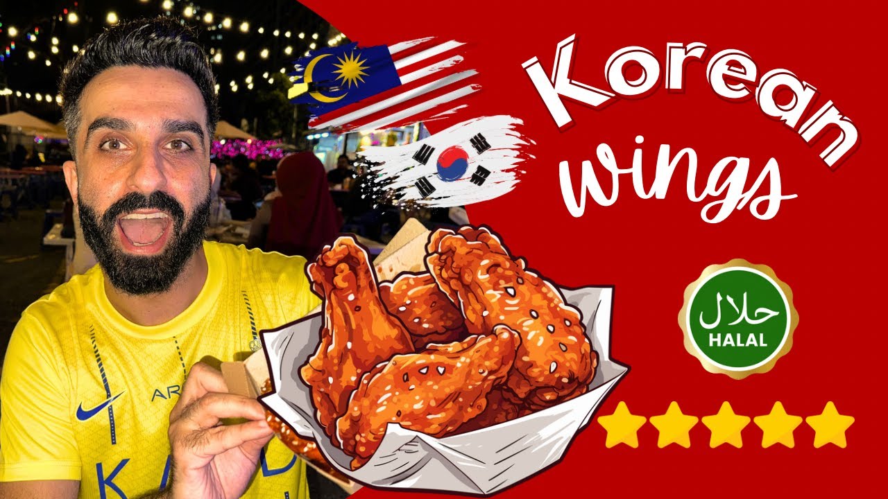 Halal Korean Chicken Wings: A Kuala Lumpur Food Cart Adventure!