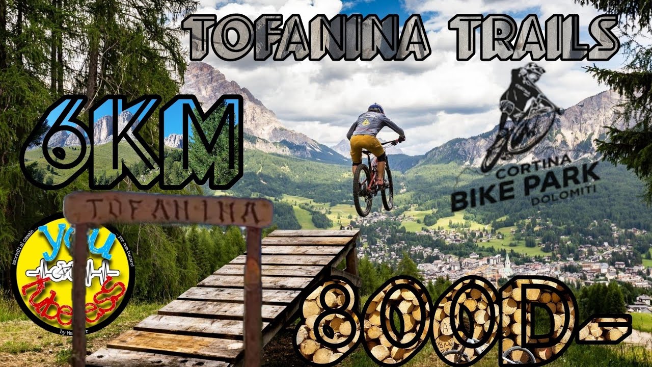 TOFANINA TRAILS 2000 s.l.m. 6km di flow con 800mt d- CORTINA BIKE PARK DOLOMITI 12-08-2023
