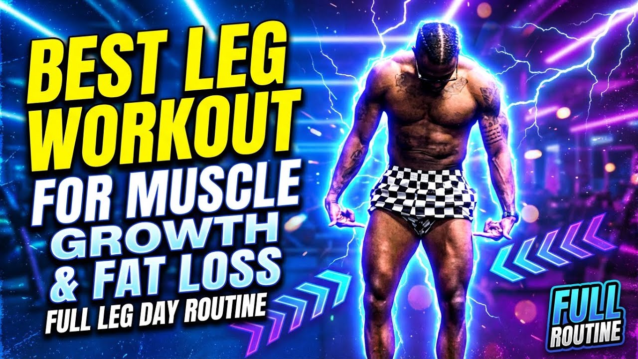 Best Leg Workout for Muscle Growth & Fat Loss | Full Leg Day Routine
