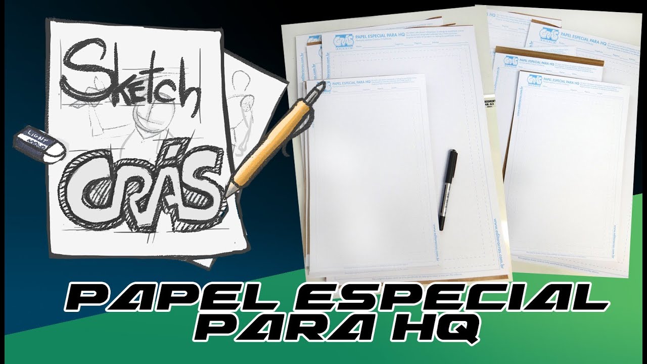 Papel especial para HQ - Sketch Crás