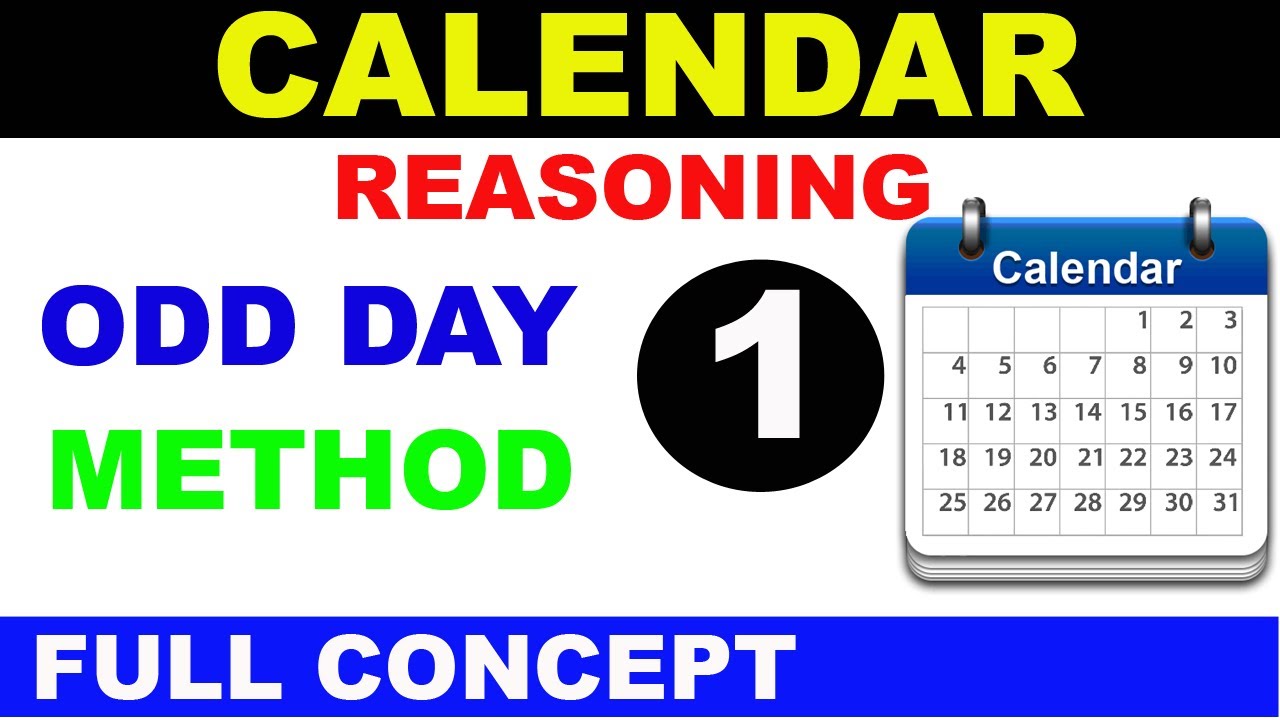 Calendar Reasoning Concept | विषम दिन ज्ञात करना | SSC |RRB|NTPC| BANK PO | By aksuccess