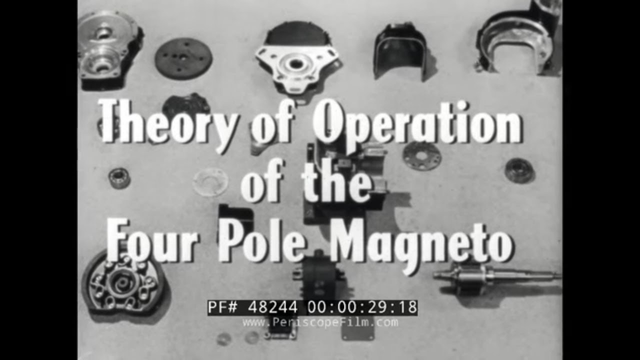 WWII ANIMATED TRAINING FILM   AIRCRAFT MAGNETO 