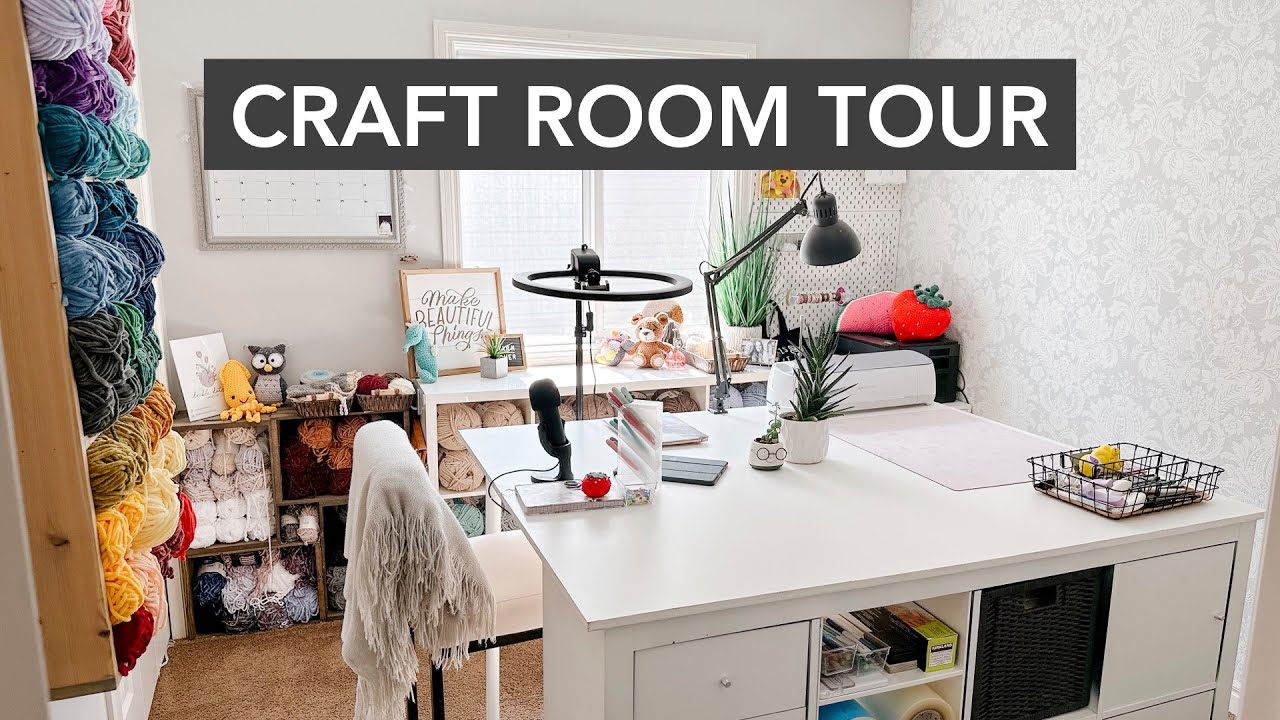 Craft Room Tour & Organizing Ideas!
