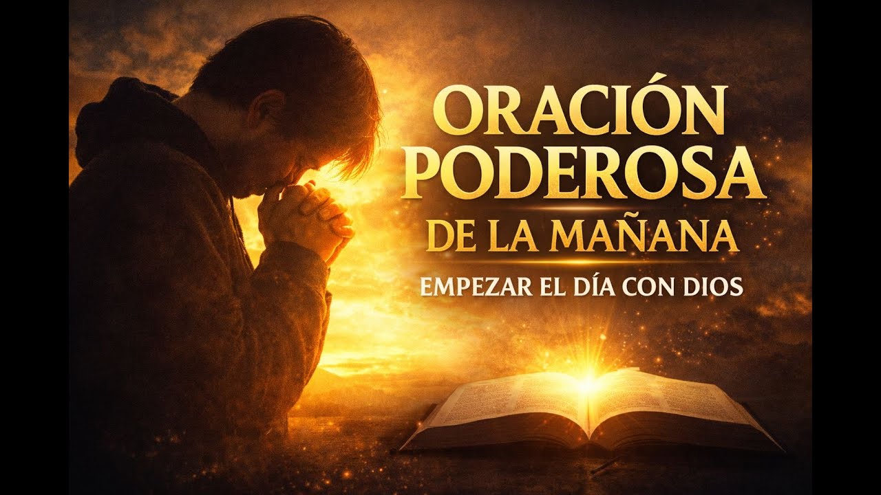 🔥 ORACIÓN PODEROSA DE LA MAÑANA PARA EMPEZAR EL DIA CON DIOS | PAZ Y BENDICIÓN 🙏